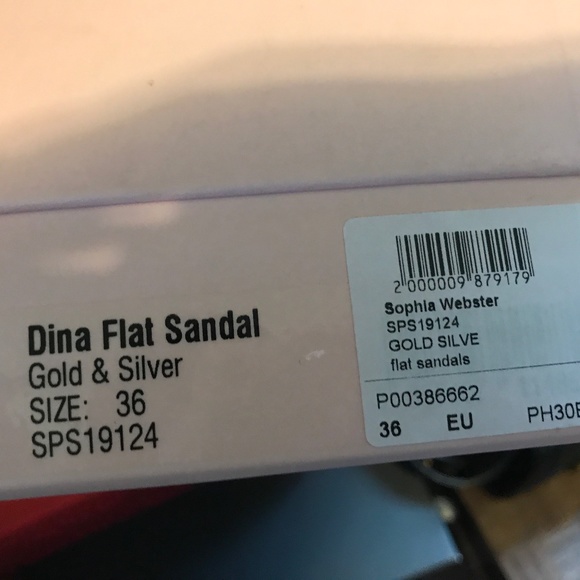 Brand New Sophia Webster Dina Gem Flat Sandal - Picture 9 of 9